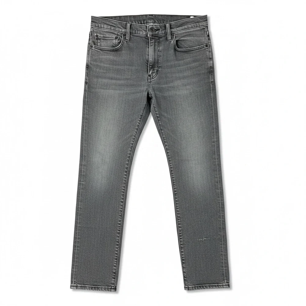 Levis 511 Slim Fit Mens Grey Jeans W34 L32 Stretch Denim Pants Grey Wash‎